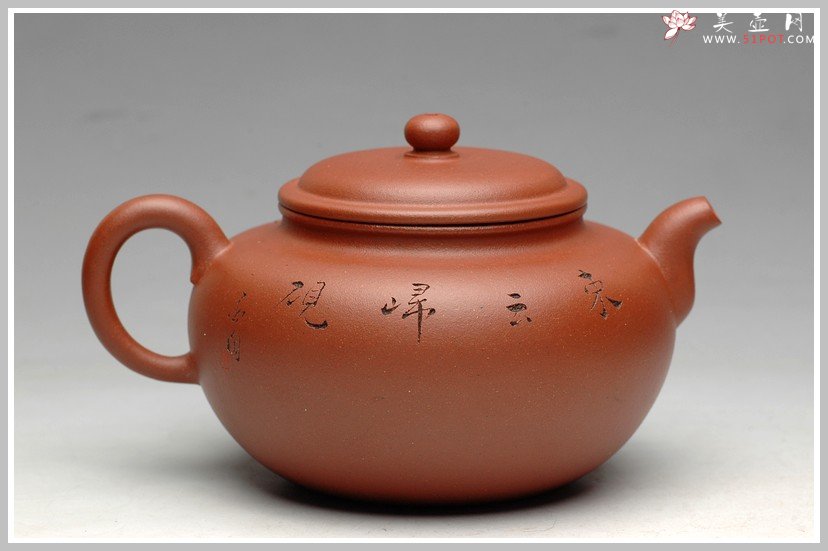 紫砂壶图片：温润如玉 阴阳顿挫 全手儒君 - 美壶网