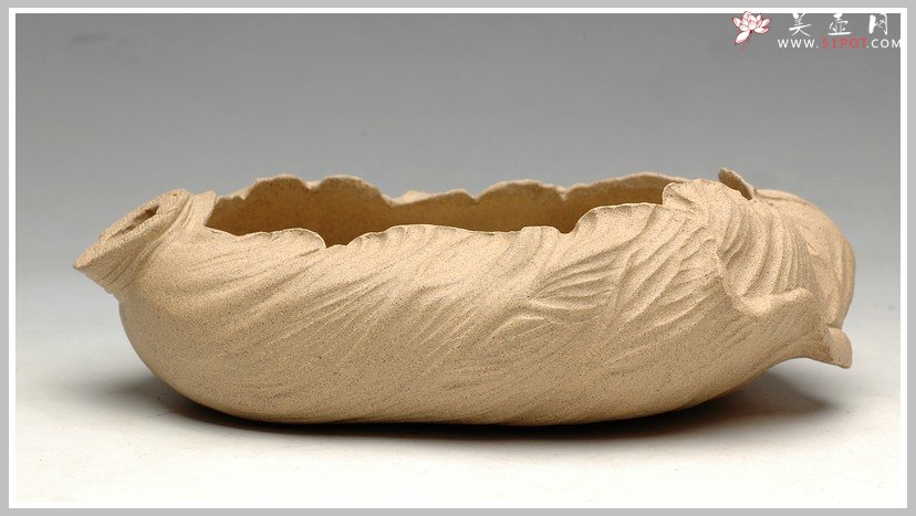 紫砂壶图片：白菜 百财 优质芝麻段 烟灰缸 水仙盆 - 美壶网