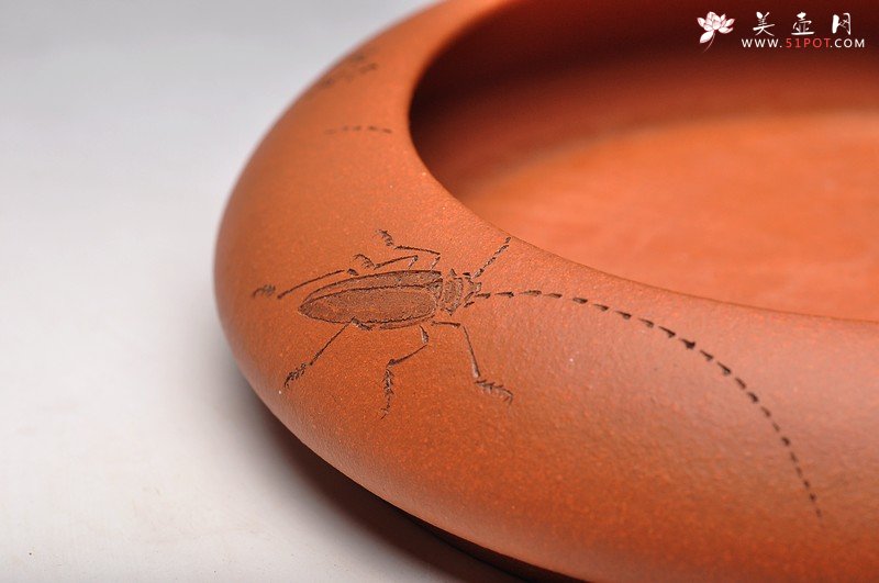 紫砂壶图片：天水牛 生动形象 文玩杂项 手工精品笔洗 - 美壶网