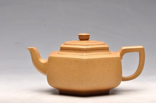 何卫枫紫砂壶 线条挺拔 舒展大气  经典作品  全手大段泥雪华 原矿段泥