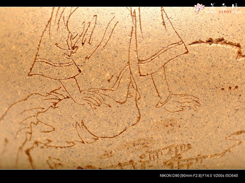 紫砂壶图片：古朴 可爱 线条流畅 小家碧玉  实用赏玩小文旦 - 美壶网