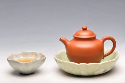 曲峰紫砂壶 秋水为神玉为骨 小煤窑朱泥