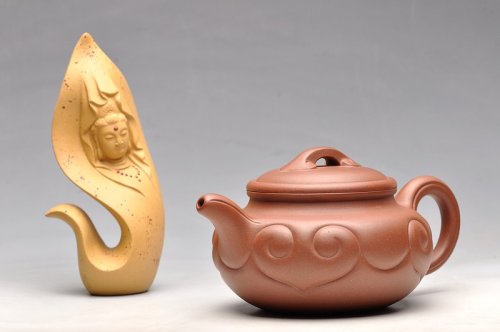 许兵紫砂壶 实力之仿古如意欣赏~ 原矿紫泥