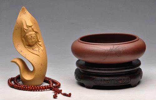 陆轶舟紫砂壶 蟋蟀 生动形象 文玩杂项 手工精品笔洗1 优质紫泥 原矿紫泥