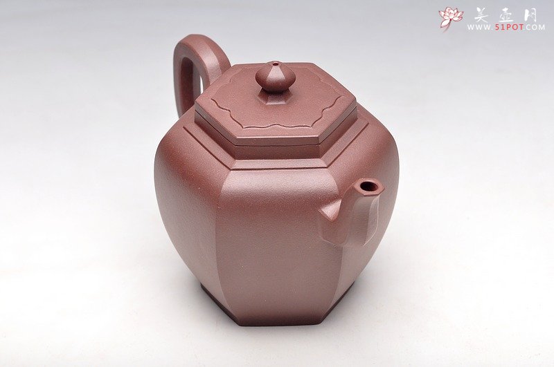 紫砂壶图片：俊雅遗风 工精实力新品 全手小步步高登 实用 - 美壶网