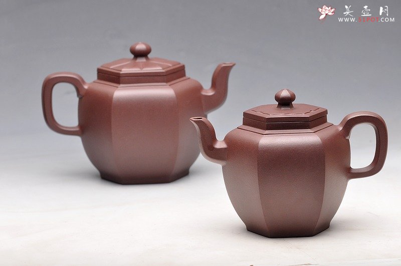 紫砂壶图片：俊雅遗风 工精实力新品 全手小步步高登 实用 - 美壶网