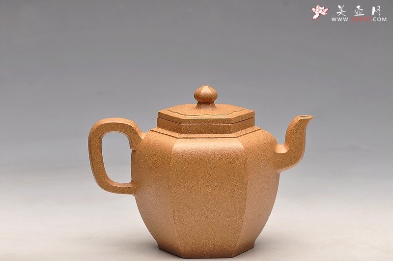 紫砂壶图片：俊雅遗风 工精实力新品 段泥全手小步步高登 普洱利器 - 美壶网