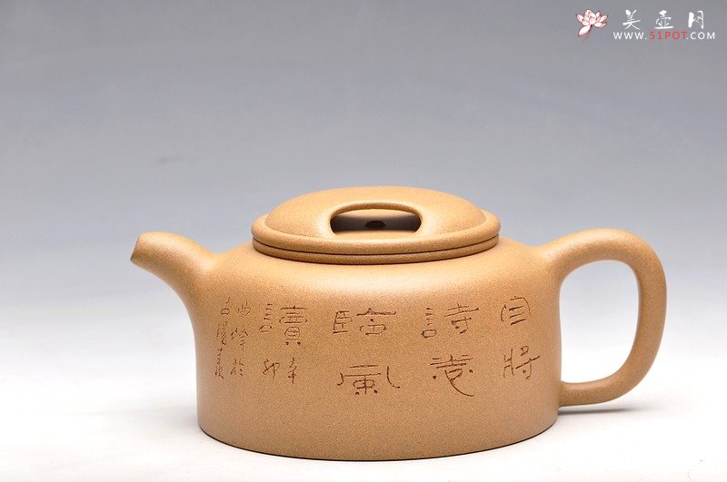 紫砂壶图片：辛卯年冬 曲峰  大气 全手大牛盖莲子 实力精品 - 美壶网