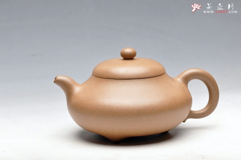 紫砂壶图片：工正 明针优秀 刹凹 霸气的全手三足乳鼎 - 美壶网