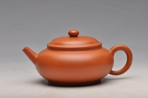盛益明紫砂壶 敦厚朴实 优质朱泥  杀铁利器 全手直流宫灯 原矿朱泥