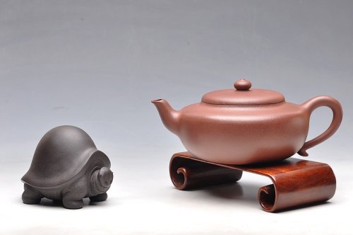 陈进紫砂壶 单片折肩 一捺底  静心之品 敦厚拙然  全手清韵   原矿底槽清