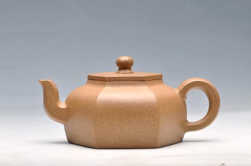 何卫枫紫砂壶 飘逸灵动 线面挺快 全手精品之逸公六方 原矿段泥