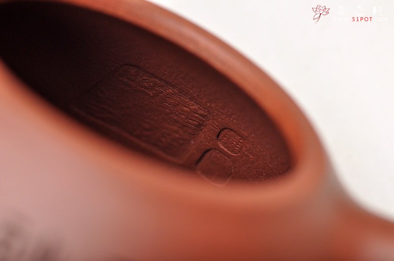 紫砂壶图片：钱伟刚装饰 全手刻竹子冶石瓢 实用佳品 竹雨谈茗 - 美壶网