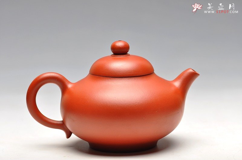 紫砂壶图片：红袍朱泥  华颖 实用精品 - 美壶网