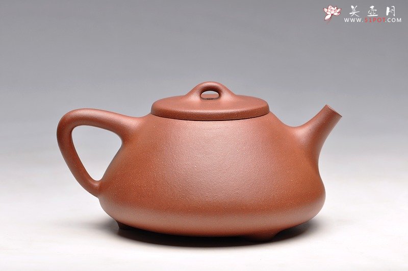 紫砂壶图片：优质底料  实用佳品 器形周正 全手子冶石瓢 - 美壶网