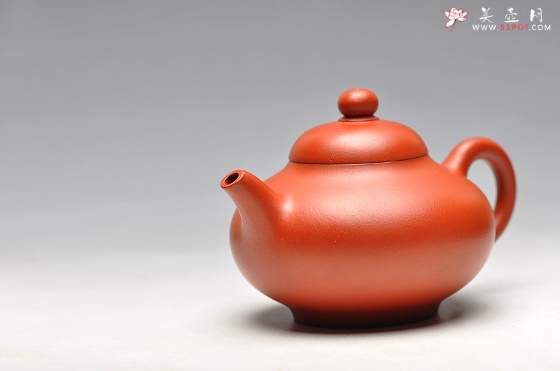 紫砂壶图片：红袍朱泥  华颖 实用精品 - 美壶网