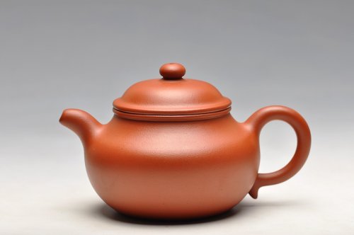 蒋小琴紫砂壶 珠圆玉润 体态丰盈 全手朱泥莲子 原矿朱泥