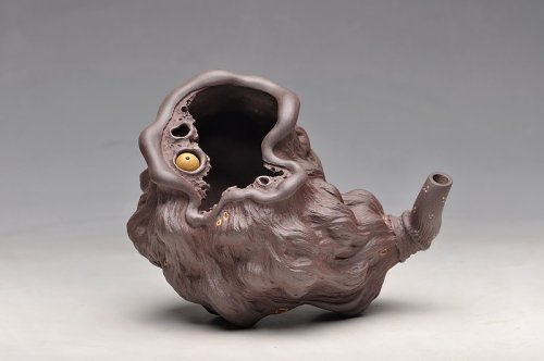 刘景紫砂壶 粒馨公道 