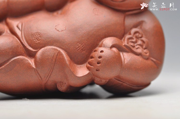 紫砂壶图片：如意财童 - 美壶网