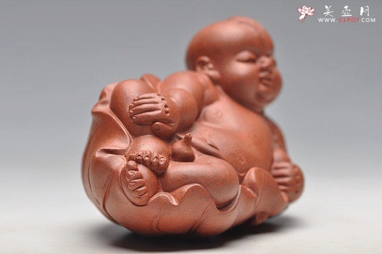 紫砂壶图片：如意财童 - 美壶网