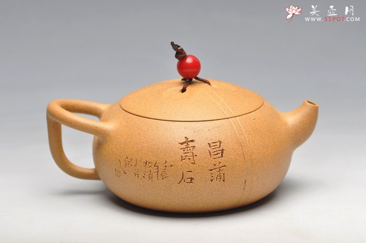 紫砂壶图片：摹玉成窑之味 深得其妙 妙不可言 全手东石逸品 - 美壶网