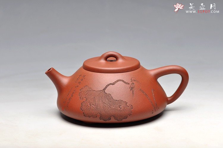 紫砂壶图片：峥峥其骨 味正耐品 挺拔俊雅 乃曲峰实力之作  全手子冶石瓢 - 美壶网