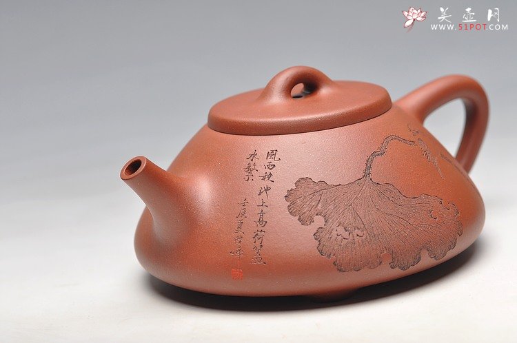 紫砂壶图片：峥峥其骨 味正耐品 挺拔俊雅 乃曲峰实力之作  全手子冶石瓢 - 美壶网