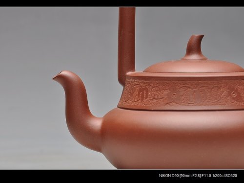 曲峰紫砂壶 壬辰年扛鼎力作 北瓜提梁  原矿底槽清