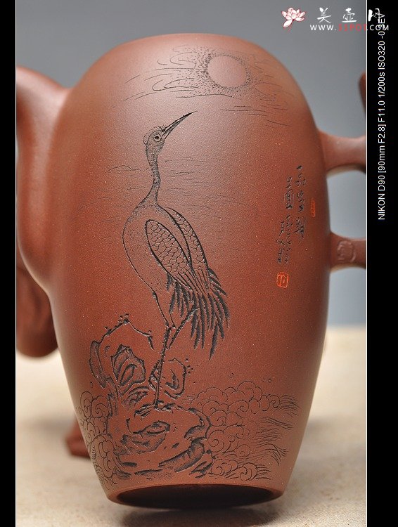 紫砂壶图片：一品当朝 精心之作高升 大千壶 送礼极品 - 美壶网