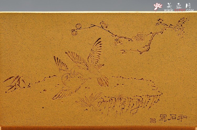 紫砂壶图片：精工典范 素雅秀气  万阗阗最新力作 全手四方花盆 - 美壶网