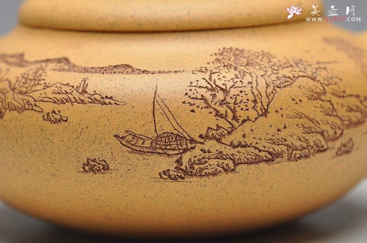 紫砂壶图片：淡雅得趣 实用佳品 鼓韵 - 美壶网