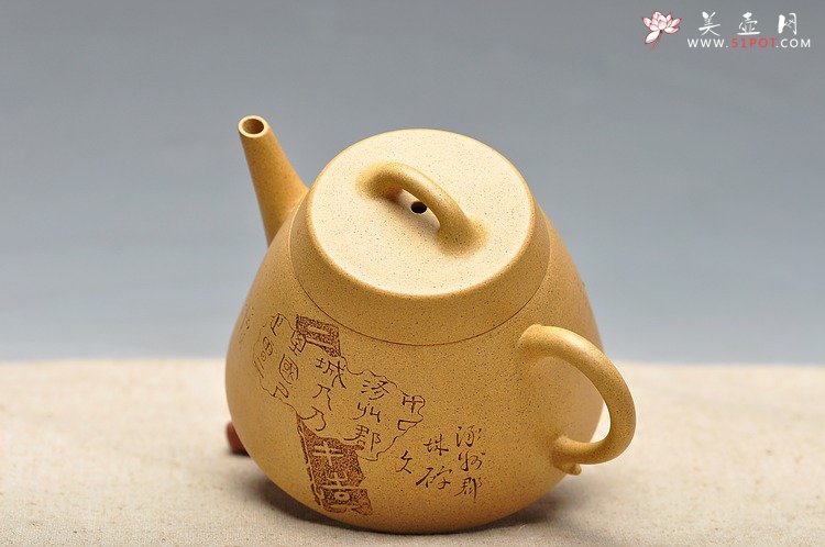 紫砂壶图片：文人气韵 全手秤砣 - 美壶网