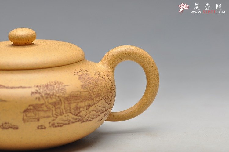 紫砂壶图片：淡雅得趣 实用佳品 鼓韵 - 美壶网