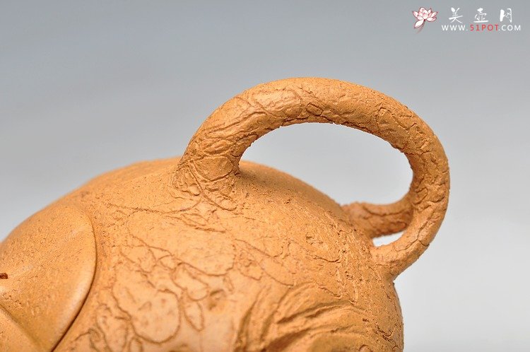 紫砂壶图片：老段泥 古朴灵气 融然  全手工灵芝龚春 瓜纽龚春 - 美壶网