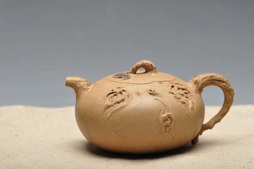 殷俊强紫砂壶 殷俊强壬辰力作 全手 秋   技艺精湛 作品说话 本山绿泥