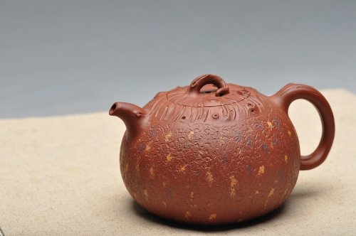 蔡岩峰紫砂壶 蔡岩峰壬辰年最新原创力作 全手桩语  原矿清水泥