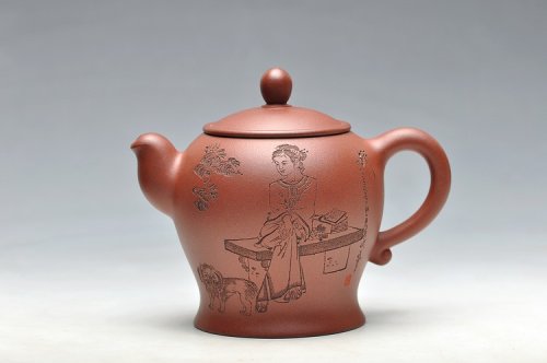 谭华斌紫砂壶 亭亭玉立 娇俏灵动 谭华斌新作  忆江南 原矿清水泥