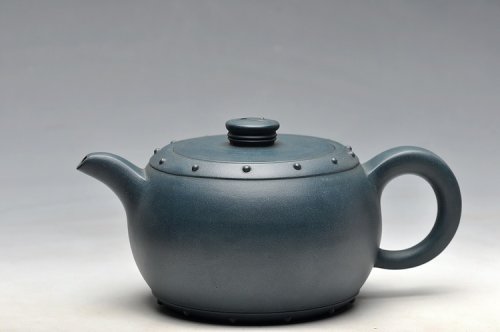 美壶定制紫砂壶 厂壶 正品墨绿泥 八卦鼓  原矿墨绿泥