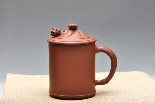 美壶定制紫砂壶 龙杯 优质青水泥 自用送礼佳品 带高档锦盒 原矿清水泥