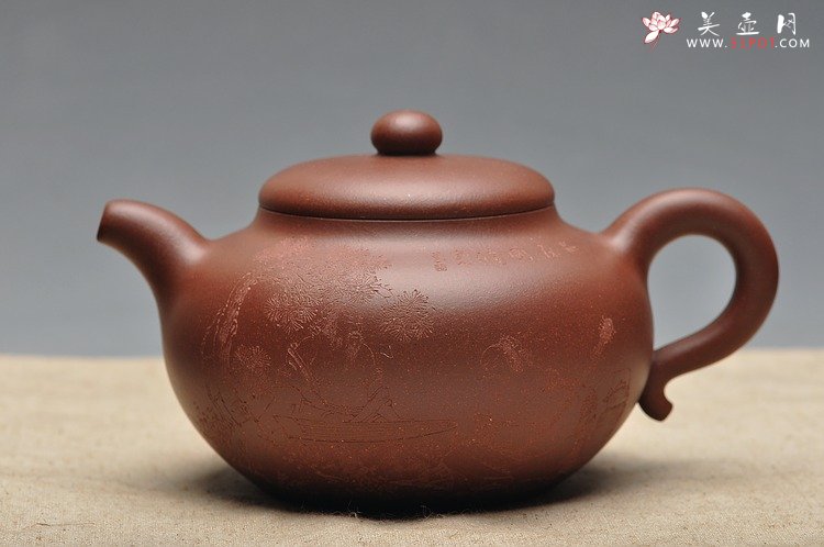 紫砂壶图片：高鼓 欣赏 - 美壶网