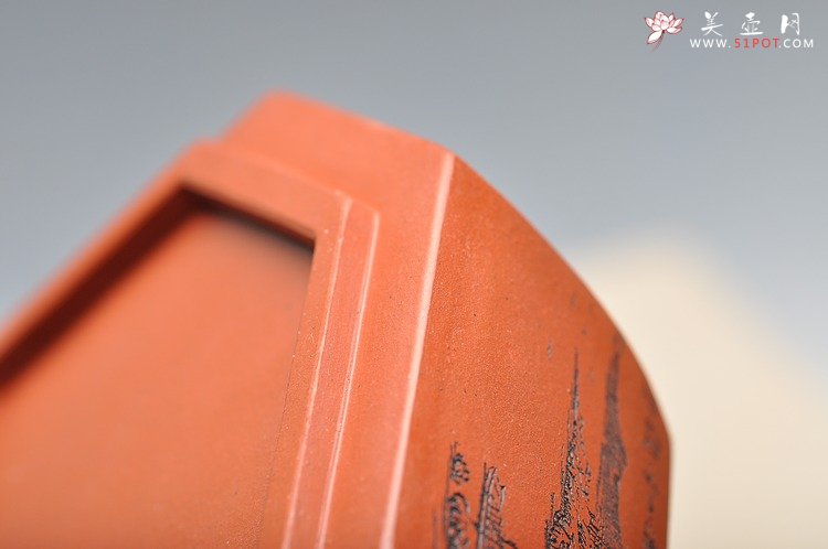 紫砂壶图片：山水怡情 全手工八方小水洗 - 美壶网