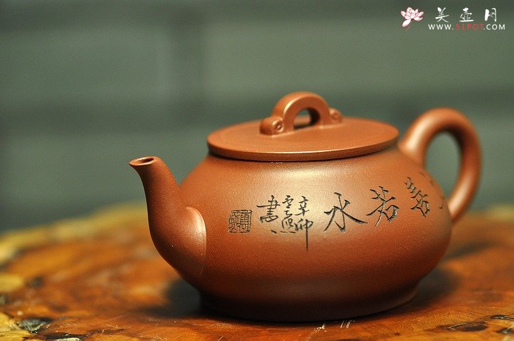 紫砂壶图片：线条流畅 别样风韵 玉桥 - 美壶网