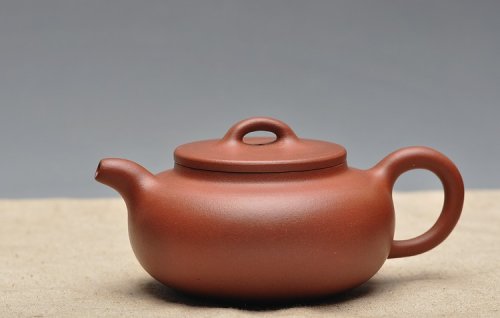 陈进紫砂壶 简约不简单 素雅静品 全手工上桥圆腹 原矿清水泥