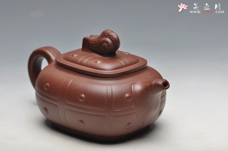 紫砂壶图片：经典代表作 盔甲 - 美壶网