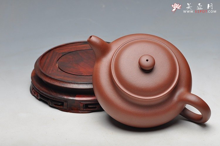 紫砂壶图片：精美的一把好仿古 砂料非常漂亮 - 美壶网