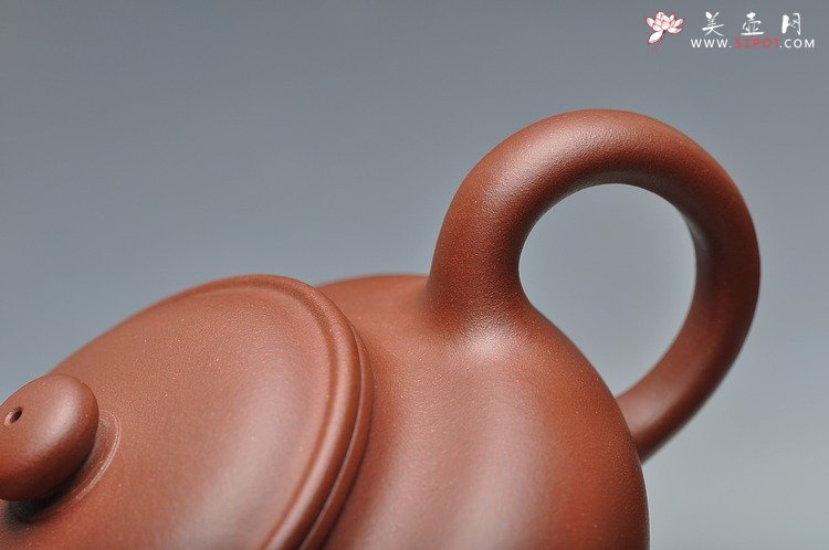 紫砂壶图片：精美的一把好仿古 砂料非常漂亮 - 美壶网