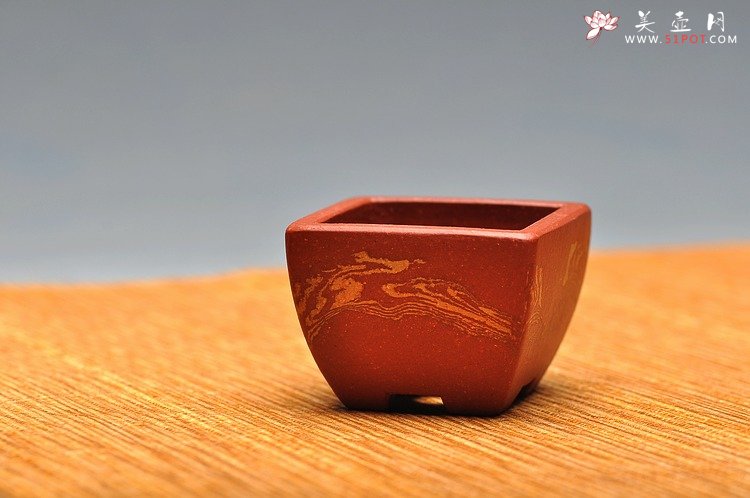 紫砂壶图片：团购  全手胶泥微型花盆 漂亮好玩 - 美壶网