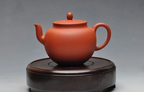 邵家俊紫砂壶 线条流畅 挺拔优雅 全手红泥迎春 静如处子 