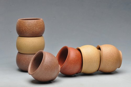 美壶定制紫砂壶 优质朱泥调砂 芝麻段 最全 精品品茗杯 