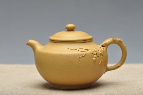 钱伟刚紫砂壶 不可一日无此君 宝葫芦 实用花货 